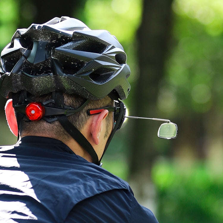 WEST BIKING Bicycle Riding Glasses Mini Rearview Mirror Multi-Angle Adjustable Flat Mirror(Black)