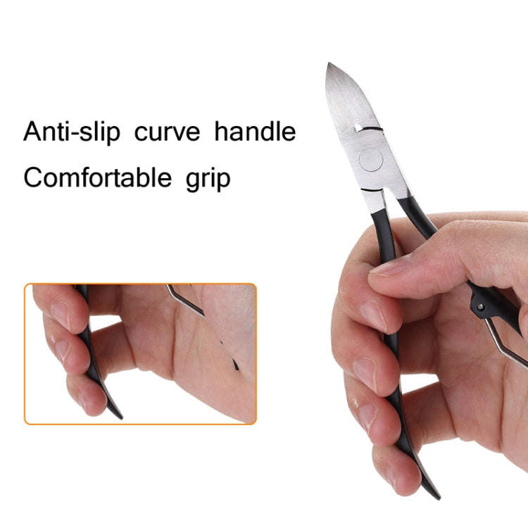 Nail Groove Olecranon Nail Clippers Onychomycosis Dead Skin Pedicure Knife(Black)
