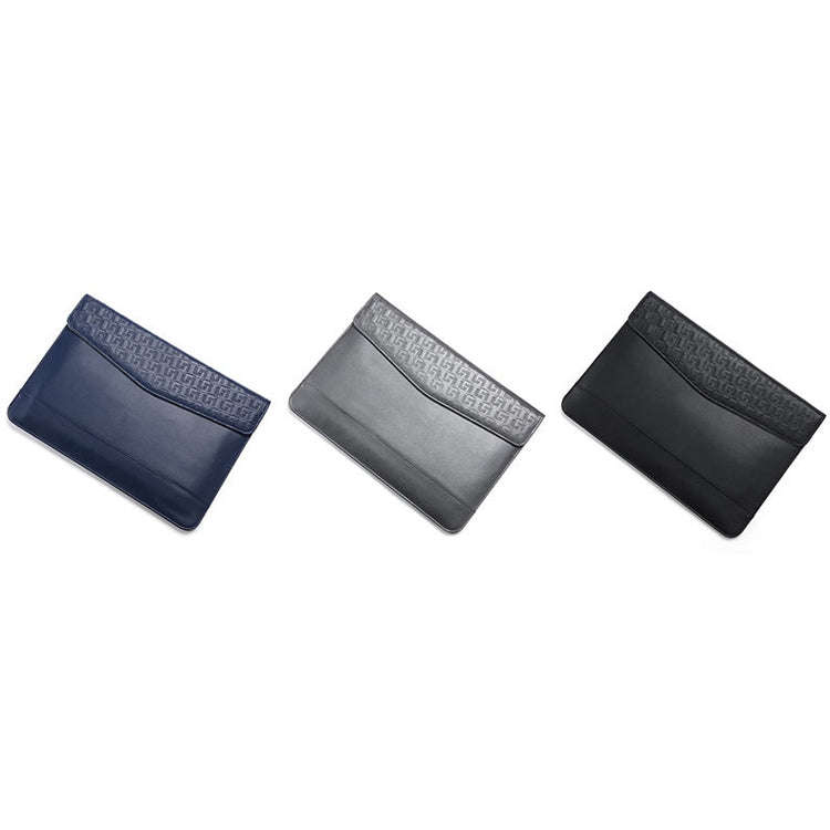 Horizontal  Embossed Notebook Liner Bag Ultra-Thin Magnetic Holster, Applicable Model: 13-14 inch...