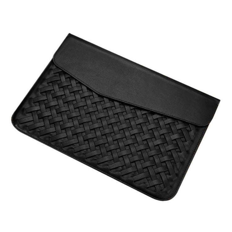 Hand-Woven Computer Bag Notebook Liner Bag, Applicable Model: 15 inch (A1707 / 1990/1398/2141)(Bl...