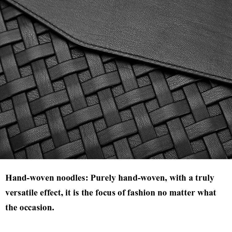 Hand-Woven Computer Bag Notebook Liner Bag, Applicable Model: 15 inch (A1707 / 1990/1398/2141)(Si...