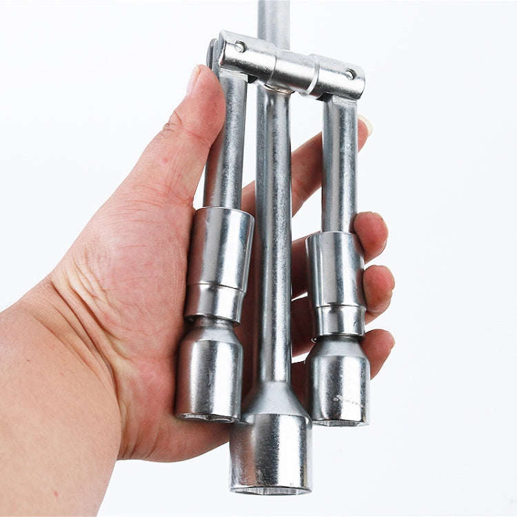 350mm Folding Cross Sleeve Car Tire Wrench, Specification: 17/19/21/23mm