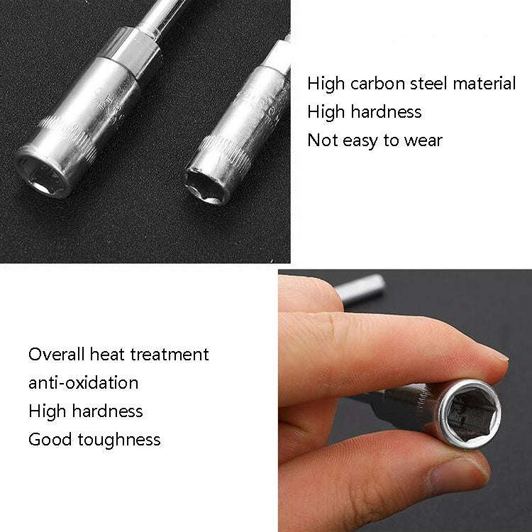 T-Wrench Car Assembly Repair Sleeve Wrench Hexagon Lengthening Socket, Specification: 17mm