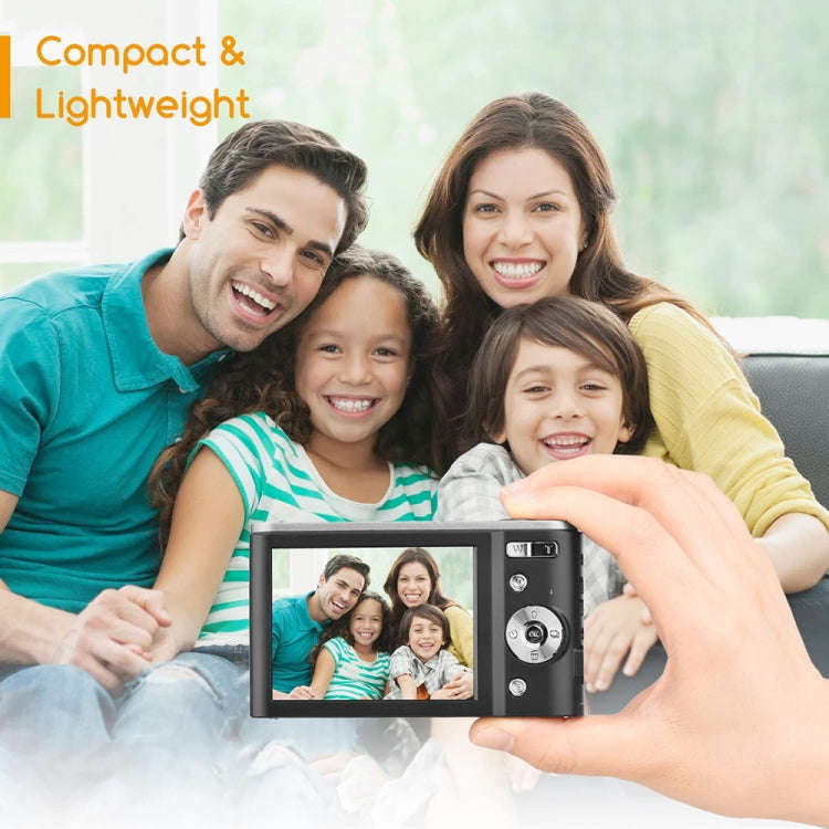 DC303A 2.8-Inch 4K 16X Zoom HD Digital Camera Mini Children Photography Camera UK Plug(Purple Blue)