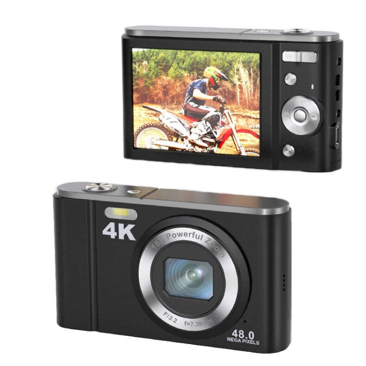 DC303A 2.8-Inch 4K 16X Zoom HD Digital Camera Mini Children Photography Camera AU Plug(Purple Blue)