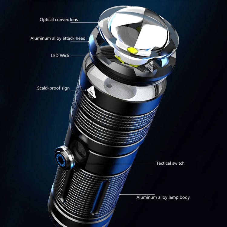 X3 RGB Atmosphere Zoom 4-Color Photography Fill-In Flashlight(White-Ice Blue-Yellow-Gold Yellow)