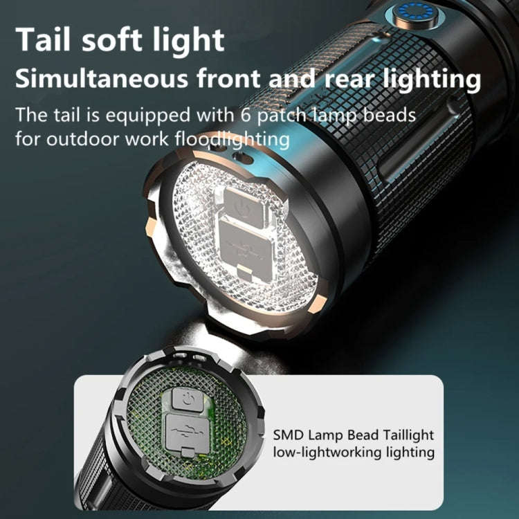 X3 RGB Atmosphere Zoom 4-Color Photography Fill-In Flashlight(White-Ice Blue-Yellow-Gold Yellow)