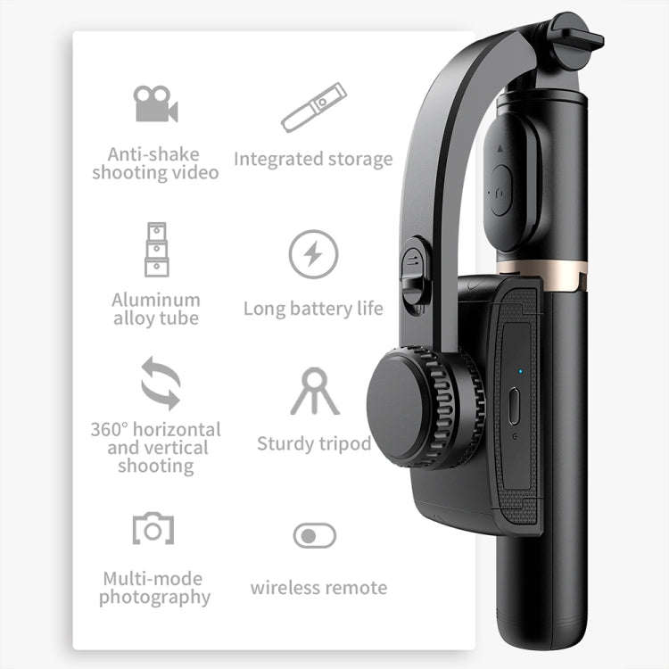CYKE Q08 Anti-Shake Gimbal Bluetooth Selfie Stick Handheld Phone Live Tripod(No light Version)