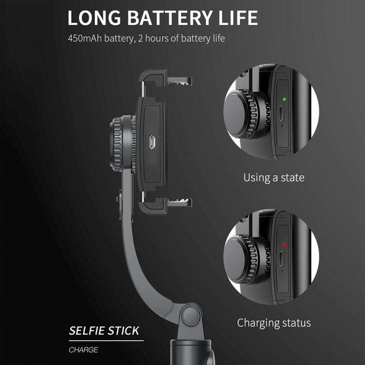 CYKE Q08 Anti-Shake Gimbal Bluetooth Selfie Stick Handheld Phone Live Tripod(No light Version)