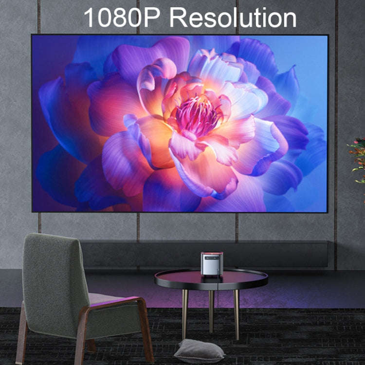 P3 Mini Home HD Projector Portable 1080P Dual-Band 5G WiFi Smart Voice Projector(EU Plug)