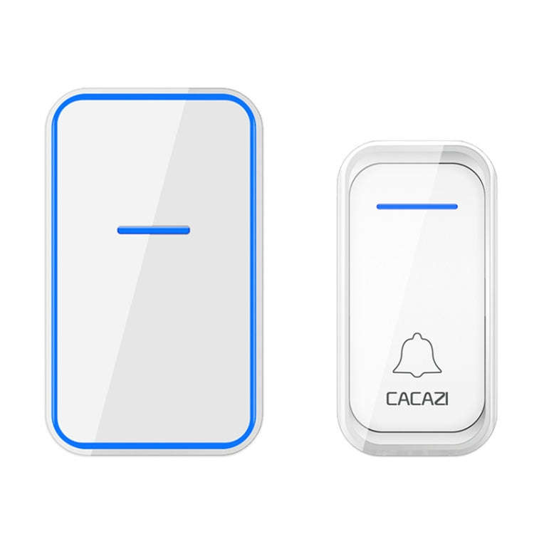 CACAZI Home Smart Digital Wireless Doorbell Remote Electronic Doorbell Elderly Pager, Style: EU P...