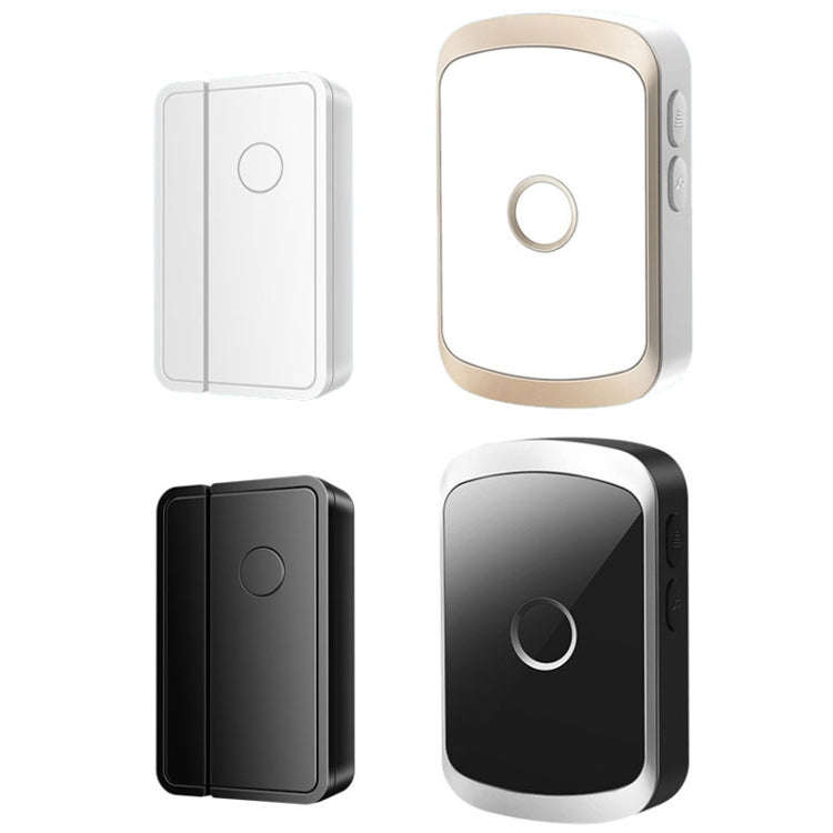 CACAZI M20 1 For 3 Split Type Door Opening Sensor Reminder Smart Wireless Doorbell Alarm, Style: ...