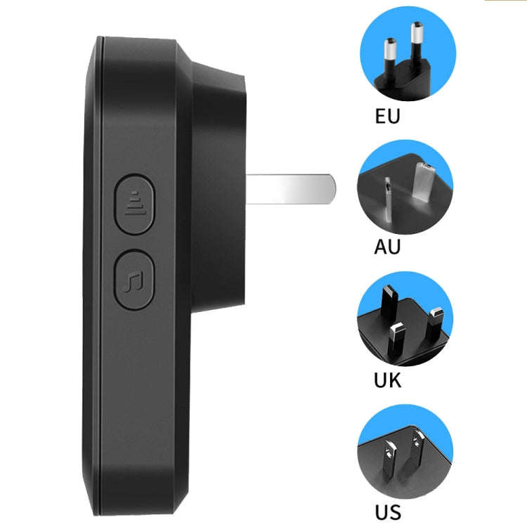 CACAZI M20 1 For 3 Split Type Door Opening Sensor Reminder Smart Wireless Doorbell Alarm, Style: ...