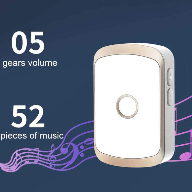 CACAZI M20 1 For 3 Split Type Door Opening Sensor Reminder Smart Wireless Doorbell Alarm, Style: ...