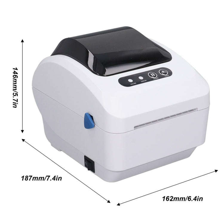 Xprinter XP-320B 80mm Thermal Barcode Supermarket Cashier Label Printer, Spec: USB+Bluetooth(UK P...