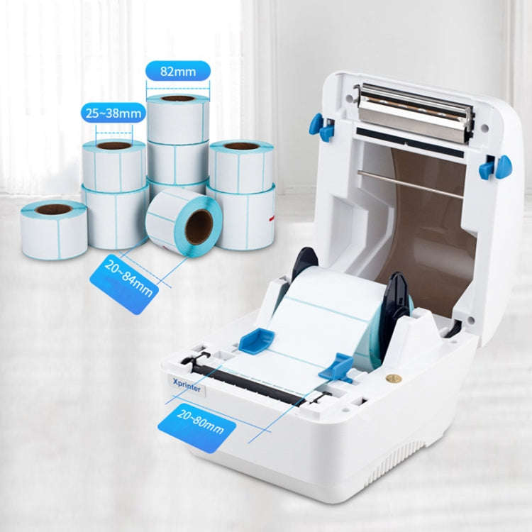 Xprinter XP-320B 80mm Thermal Barcode Supermarket Cashier Label Printer, Spec: USB+Bluetooth(UK P...