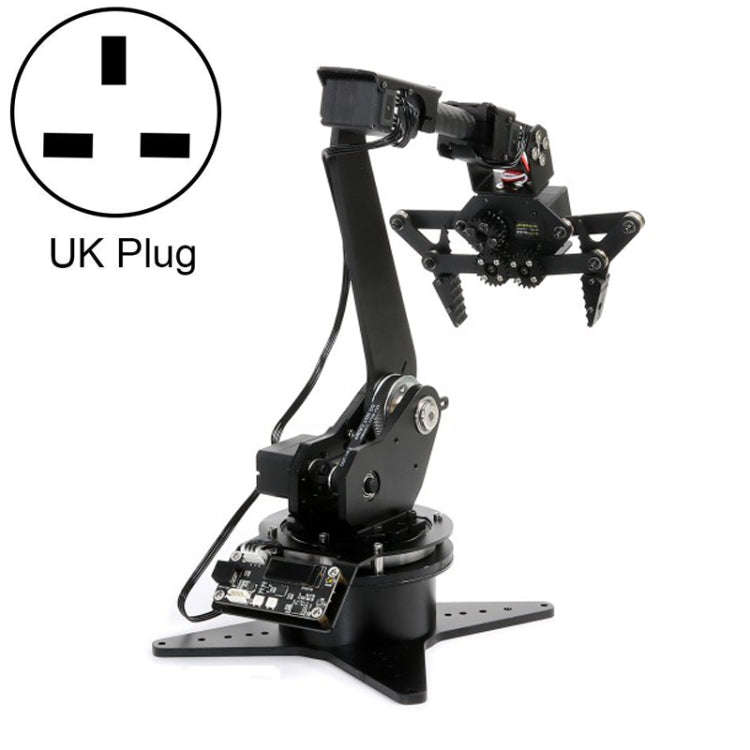 Waveshare High-Torque Serial Bus Servo, Desktop Robotic Arm Kit, Based On ESP32, 5-DOF, Plug:UK Plug