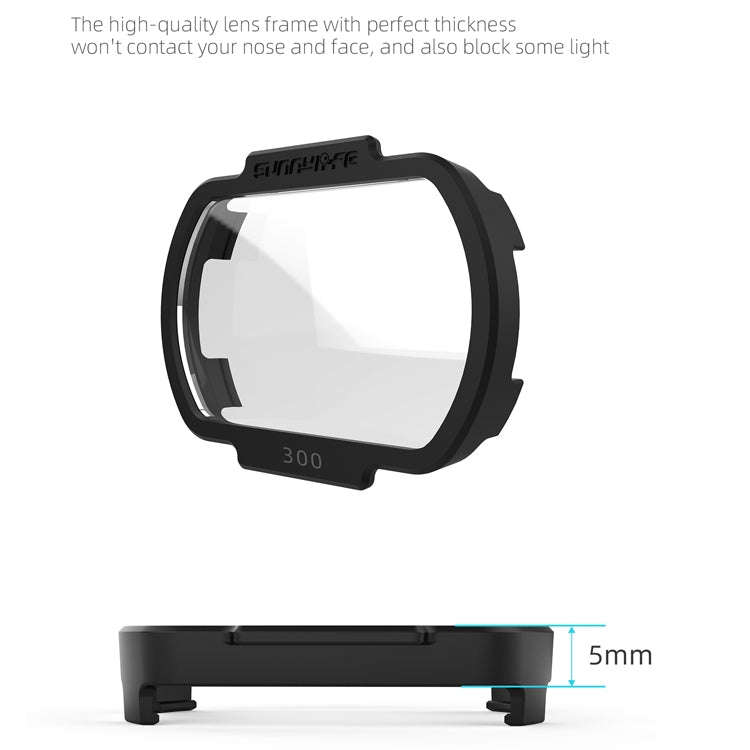 Sunnylife FV-Q9334 2 PCS Myopia Lens Nearsighted Corrective Aspherical Lens for DJI FPV Goggles V...