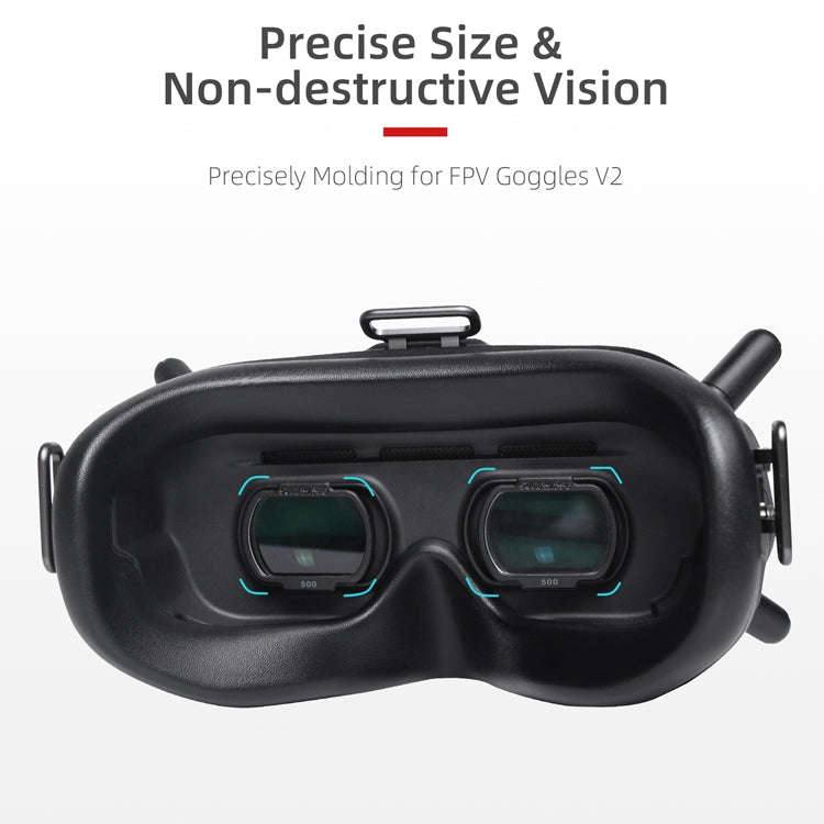 Sunnylife FV-Q9334 2 PCS Myopia Lens Nearsighted Corrective Aspherical Lens for DJI FPV Goggles V...