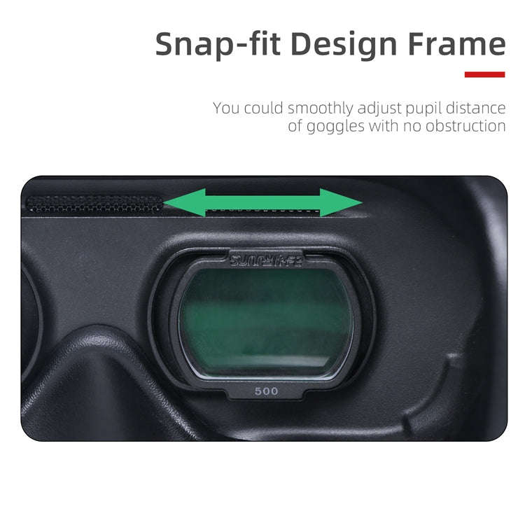 Sunnylife FV-Q9334 2 PCS Myopia Lens Nearsighted Corrective Aspherical Lens for DJI FPV Goggles V...
