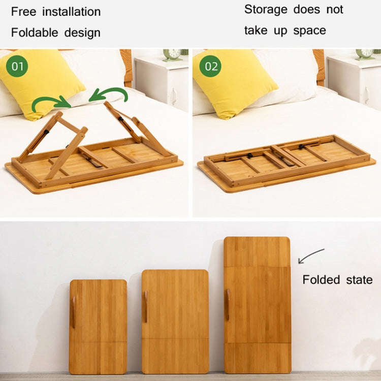 741ZDDNZ Bed Use Folding Height Adjustable Laptop Desk Dormitory Study Desk, Specification: Class...
