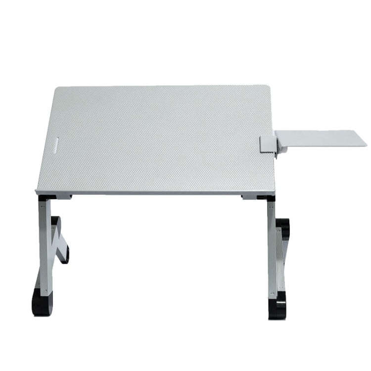 T8 Aluminum Alloy Folding & Lifting Laptop Desk Office Desk Heightening Bracket with Mouse Board ...