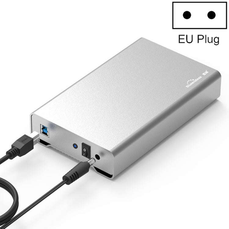 Blueendless U35Q 3.5 Inch Full Metal Mobile Hard Disk Box Type-C/Usb3.0 SATA Serial Desktop PC Ex...