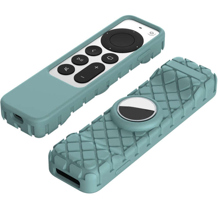 2 PCS Remote Control All-Inclusive Protective Cover, Applicable Model: For Apple TV 4K(Orange)