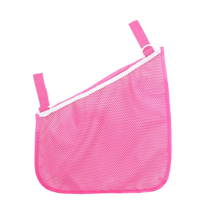 Baby Stroller Storage Net Bag Multi-Function Storage Hanging Bag(Pink)
