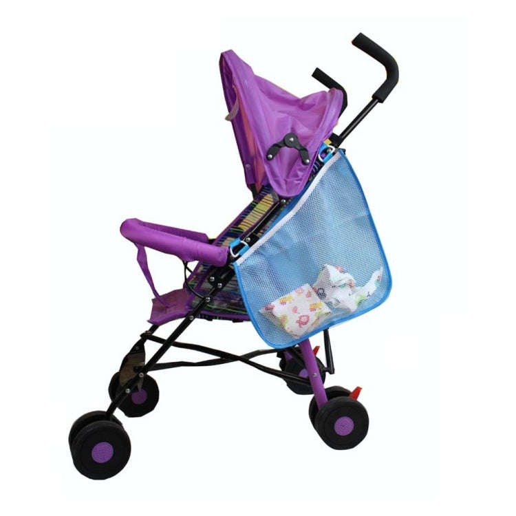 Baby Stroller Storage Net Bag Multi-Function Storage Hanging Bag(Black)