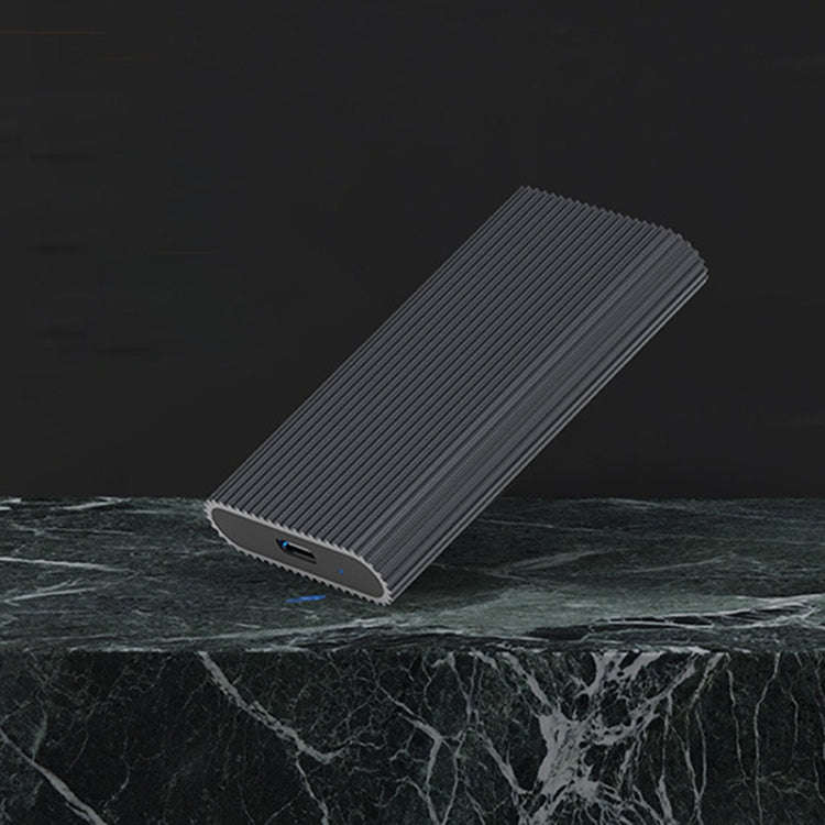 Blueendless M3T MSATA Mobile Hard Disk Box TYPE-C Transfer USB3.1 Notebook Solid Hard Disk Box(Bl...