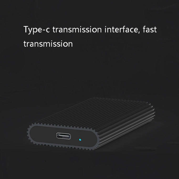 Blueendless M3T MSATA Mobile Hard Disk Box TYPE-C Transfer USB3.1 Notebook Solid Hard Disk Box(Bl...