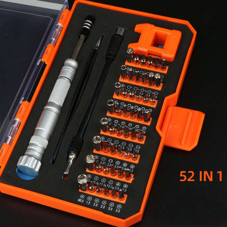 Obadun 9802B 52 in 1 Aluminum Alloy Handle Hardware Tool Screwdriver Set Home Precision Screwdriv...