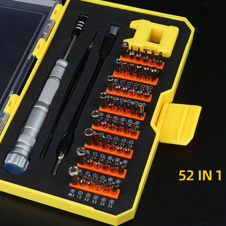 Obadun 9802B 52 in 1 Aluminum Alloy Handle Hardware Tool Screwdriver Set Home Precision Screwdriv...