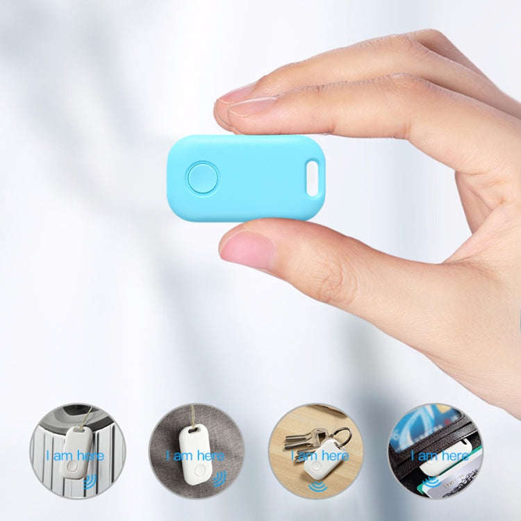 2 PCS S6 Square Bluetooth Anti-Lost Device Key Luggage Tracking Device Two-Way Alarm(Black)