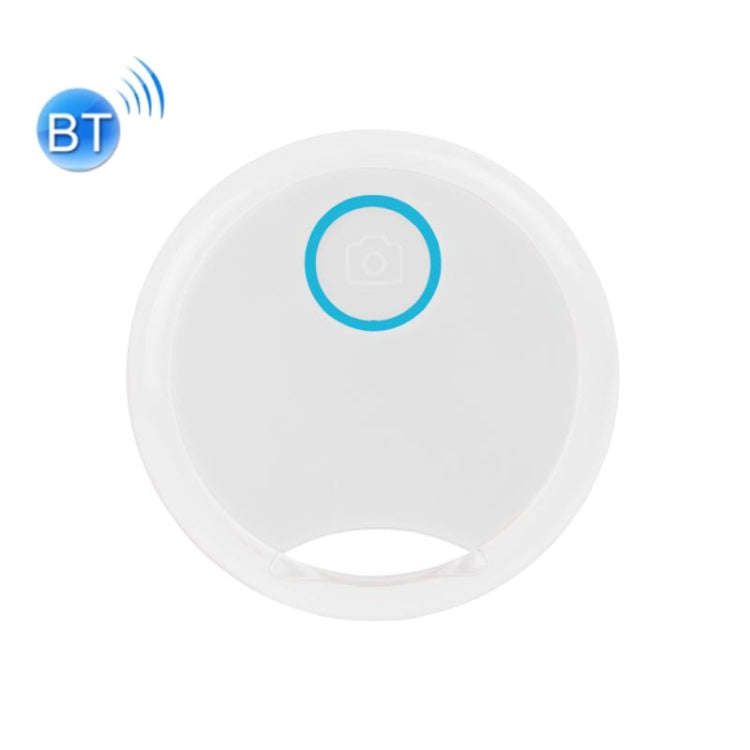 2 PCS S8 Round Bluetooth Anti-Lost Device Key Luggage Tracking Device Two-Way Alarm(White)
