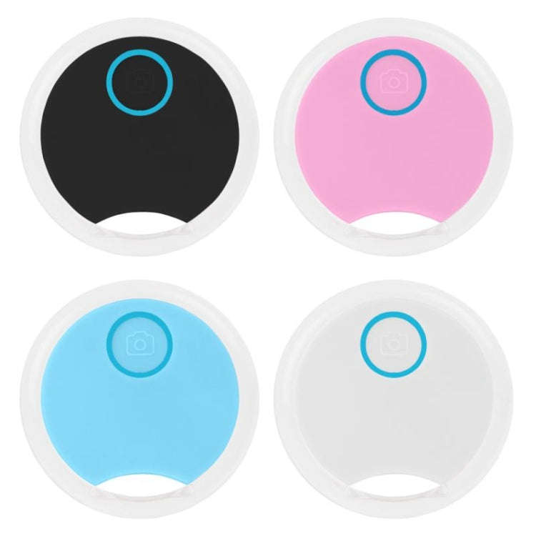 2 PCS S8 Round Bluetooth Anti-Lost Device Key Luggage Tracking Device Two-Way Alarm(Blue)