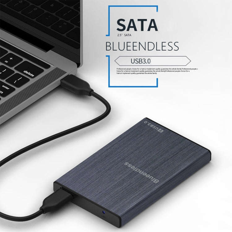 Blueendless U23T 2.5 inch Mobile Hard Disk Case USB3.0 Notebook External SATA Serial Port SSD, Co...