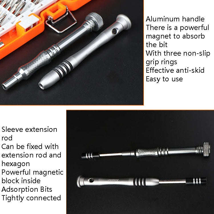Obadun 9800 58 in 1 Screwdriver Set Manual CRV Batch Mobile Phone Disassembly Glasses Repair Tool...