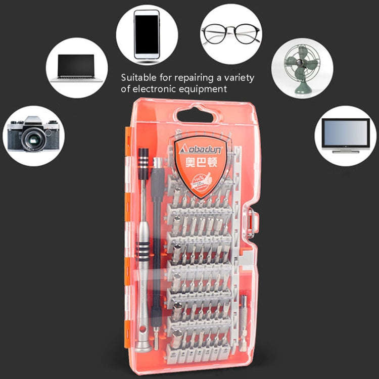 Obadun 9800 58 in 1 Screwdriver Set Manual CRV Batch Mobile Phone Disassembly Glasses Repair Tool...