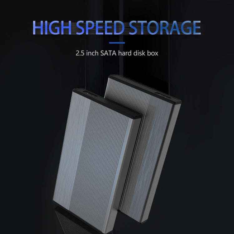 Blueendless 2.5 inch Mobile Hard Disk Box SATA Serial Port USB3.0 Free Tool SSD, Style: MR23G -A ...