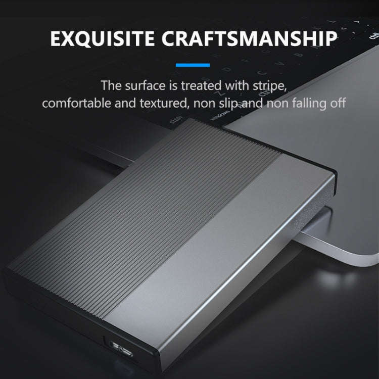 Blueendless 2.5 inch Mobile Hard Disk Box SATA Serial Port USB3.0 Free Tool SSD, Style: MR23G -A ...