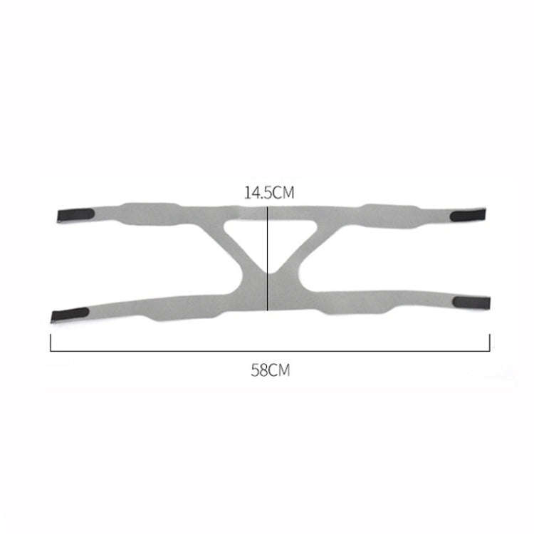 Universal Ventilator Face Elastic Headband Ventilator Mask Fixed Integrated Strap(Gray)