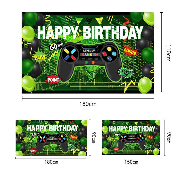 180x90cm Game Console Theme Birthday Background Birthday Party Decoration Banner(2023SRB51)