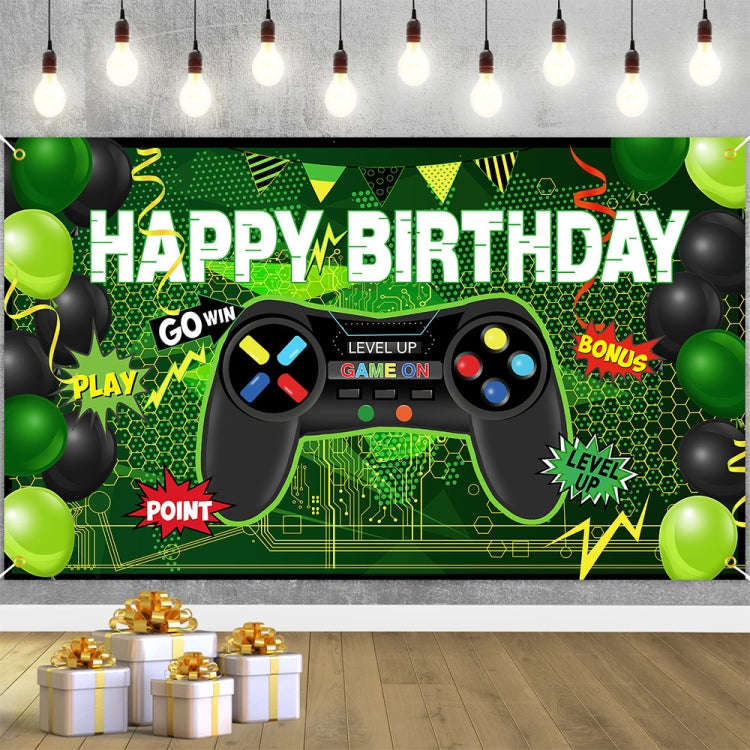 180x90cm Game Console Theme Birthday Background Birthday Party Decoration Banner(2023SRB51)