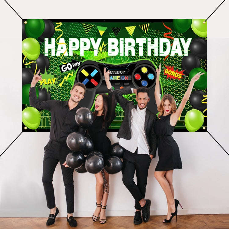 180x90cm Game Console Theme Birthday Background Birthday Party Decoration Banner(2023SRB51)