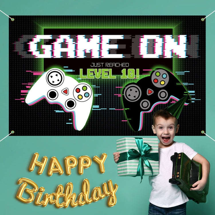 180x90cm Game Console Theme Birthday Background Birthday Party Decoration Banner(2023SRB53)