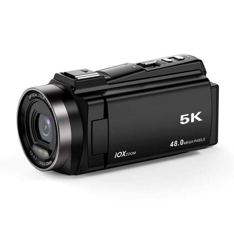 HDV265K 5K 30FPS 3.0-Inch HD Digital 3X Optical Zoom Outdoor Sports DV Camera EU Plug(Black)