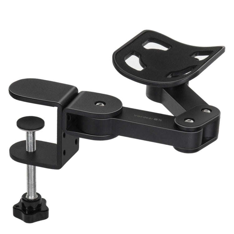 Vaydeer TJ2011 Computer Hand Bracket Mouse Pad Metal Lazy Arm Support Cantilever Wrist Pad(Black)