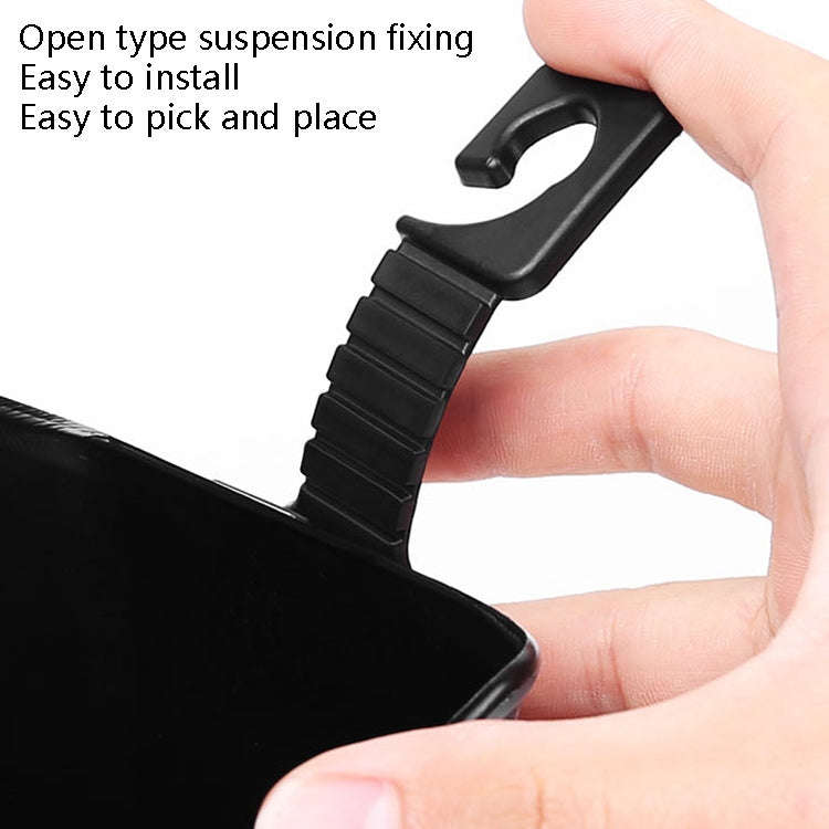 Car Umbrella Holder Waterproof Storage Bucket With Hook Clip(Black)